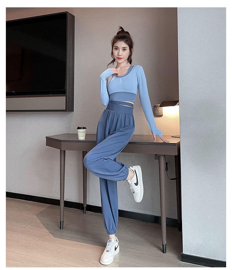 Women's Quick-Dry Yoga Suit: Casual Pants & Top for Morning Run, Summer 2024 Collection