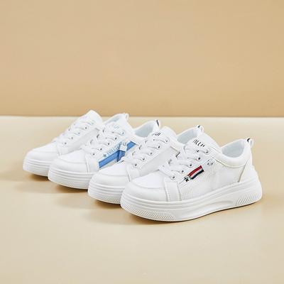 Spring and Summer New Little White Shoes Women's Ins Mesh Breathable Casual Shoes Student Shoes Low-top Sports Board Shoes
