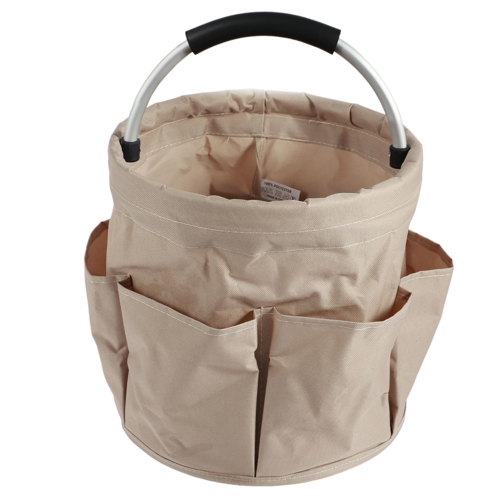 

17л Многофункциональная сумка для хранения Складная портативная утолщенная ткань Оксфорд водонепроницаемый органайзер для домашнего садоводства сумки для инструментов НОВЫЙ хаки