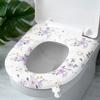 Cuscino per Sedile WC Stampato Impermeabile Universale per Tutto l'Anno Domestico EVA Schiuma di Silicone Coprisedile WC