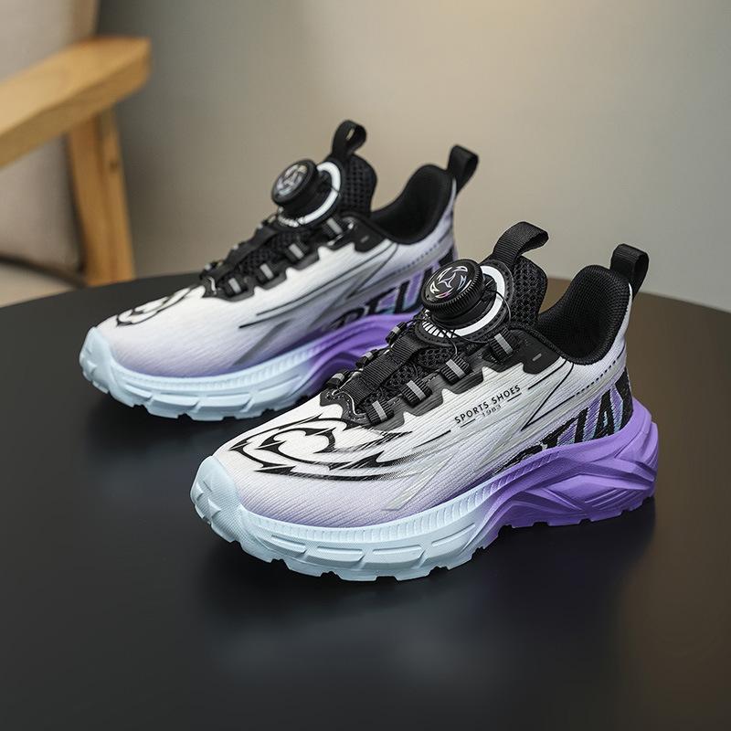 Boys shoes autumn 2025 new training professional children's basketball shoes soft-soled running shock-absorbing and dirt-resistant sports shoes