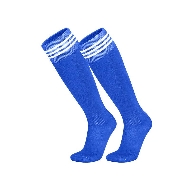 Striped Thigh-High Football Socks for Children & Adults - Lightweight, Professional Sports Socks