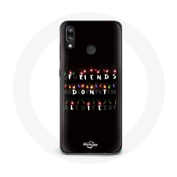 Coque pour Huawei P20 Lite Stranger Things Affiche Friends Don't Lie Joyeux noël