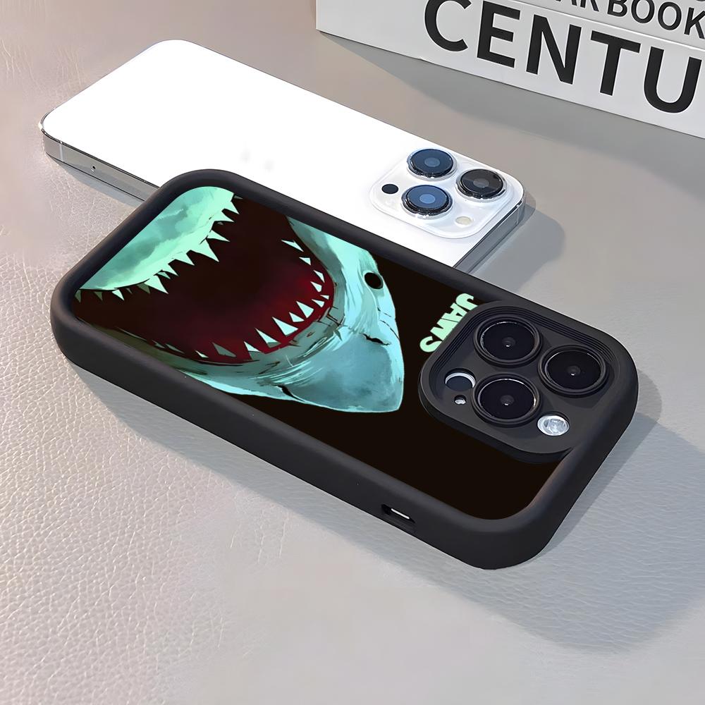 Film Movie J-Jaws Phone Case For IPhone 17 Air 16 E 15 14 Plus 13 12 11 Pro Max Silicone Soft Case