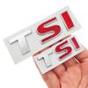 EPYFH1 3D Metal Red TSI Logo Emblem Car Styling Badge Sticker Decal for VW Tiguan Polo Golf 4 5 6 MK6 Passat B5 B6