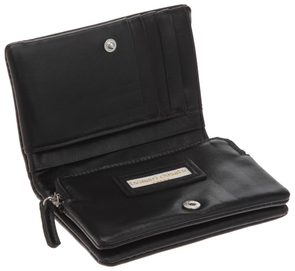 Tsumori Chisato Soft Leather Wallet 57001 01 Bi-Fold (Black)
