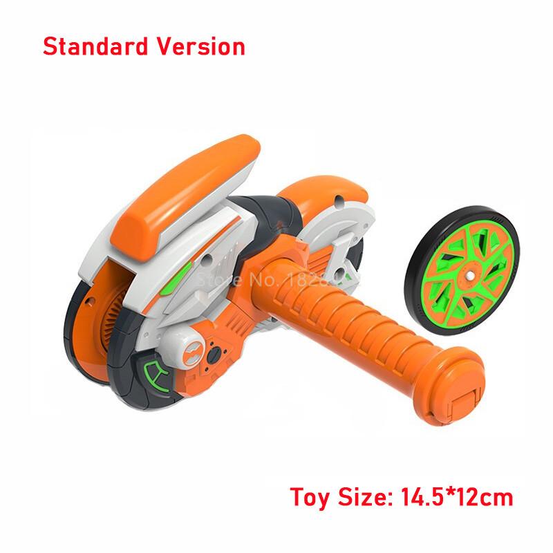 Ultimo Giroscopio Magico Ciclotrone Infinito Ruota Accelerante Giocattolo Giroscopio con Lanciatore Moto Trottola Giocattoli per Bambini Regalo