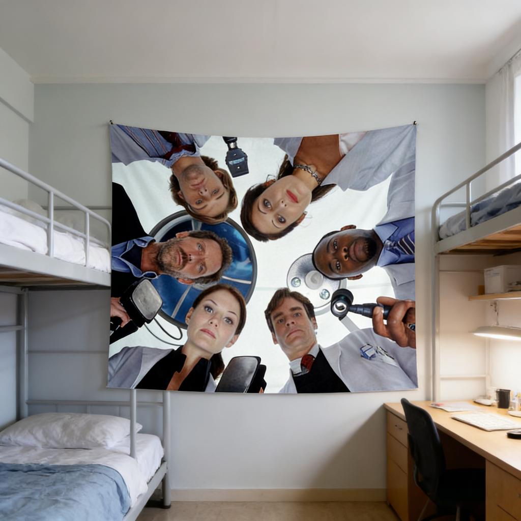 HHouse The Doctor Tapestry Classic TV Fan Gift Bedroom Dorm Living Room Decor