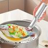 New Stainless Steel Anti-scalding Clip Hot Bowl Holder Dish Clamp Pot Pan Gripper Clip Air Fryer Dish Plate Retriever Tongs Kitchen Supplies