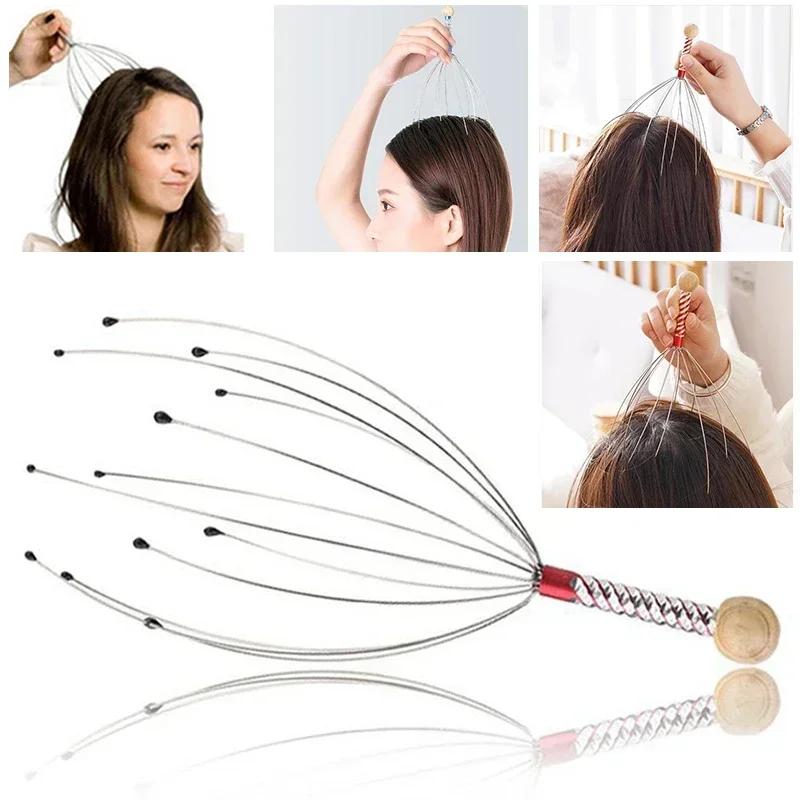 1/2PC Scalp Massagers With  Claws Handheld Head Massage Scratcher For Deep Relaxation Hair Stimulation And Stress Relief Massage
