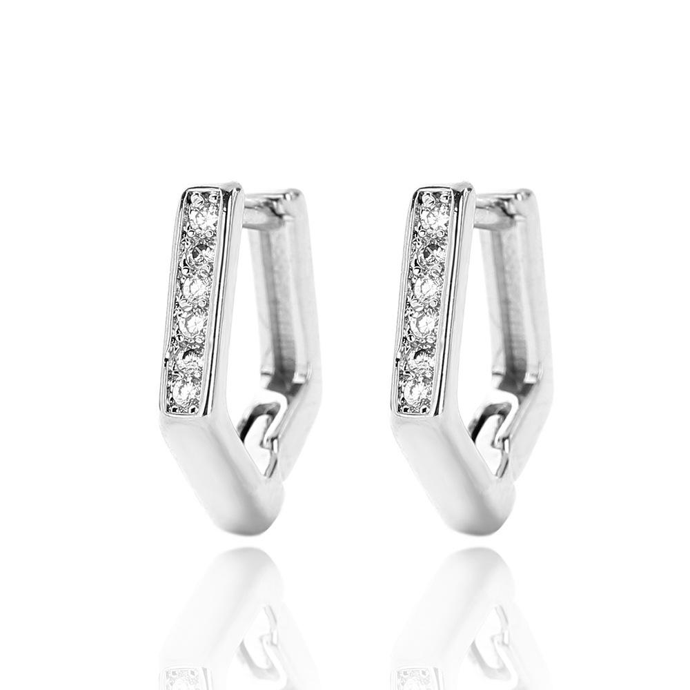 Korean Style Sleep-Friendly Ear Hoops: Versatile, Simple, Geometric Clips for Women