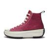 JW Anderson X Run Star Hike Round-toe Lace-up High-Top Canvas Shoes Unisex Red and Blue Mandarin Ducks