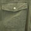 Gap Check Short Sleeve Shirt M Khaki Men's Used