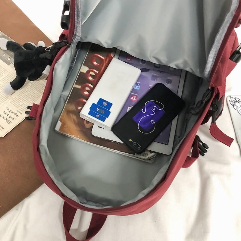 Schoolbag New High School Schoolbag Male Ins Trendy Cool Lightweight Backpack Female College Student Simple Large-capacity Backpack Korean Version