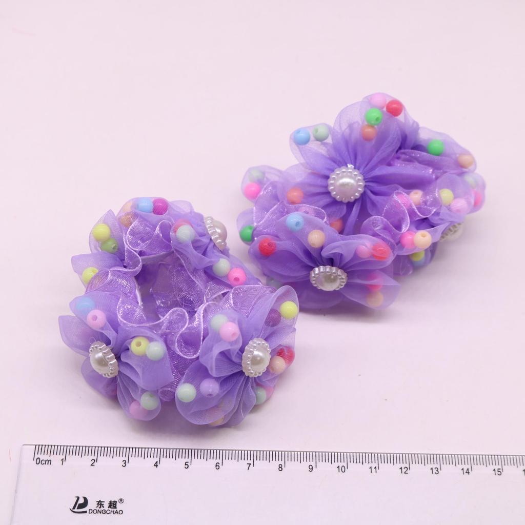 Children's Princess Flower Hair Tie - Cute Hair Accessories for Girls