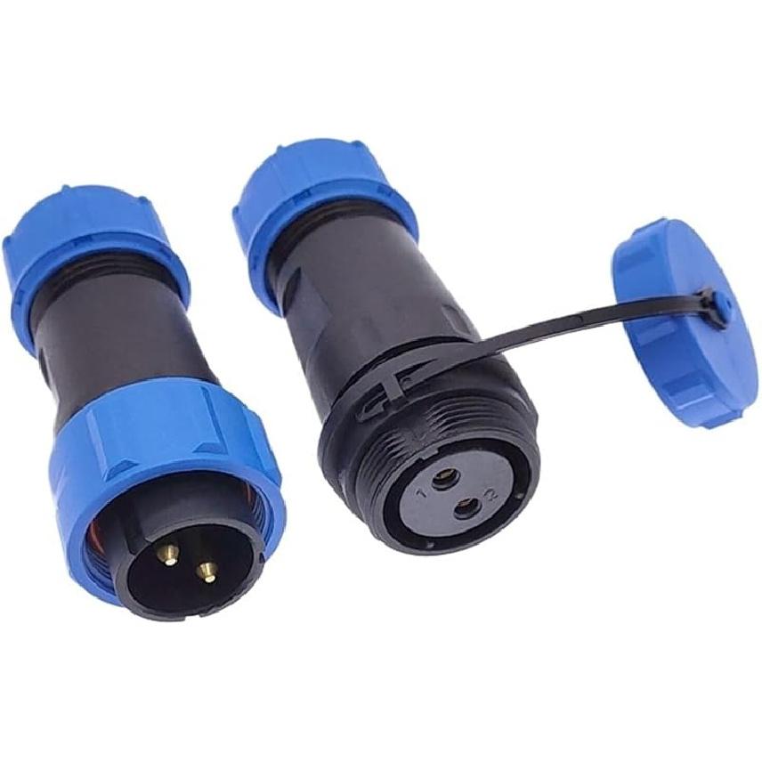 Welding SP21 Waterproof Connectors IP68 Aviation Plug Male Female 2pin 3pin 4pin Screw Connection (SL21-4D)
