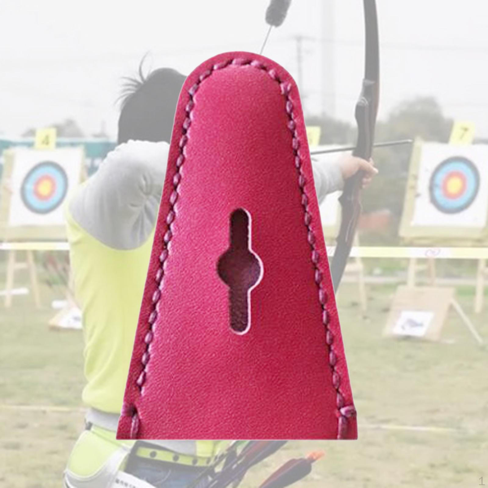 

Bow Limbs Cover PU Leather Limb Removable Shooting Hunting Accessories червоний