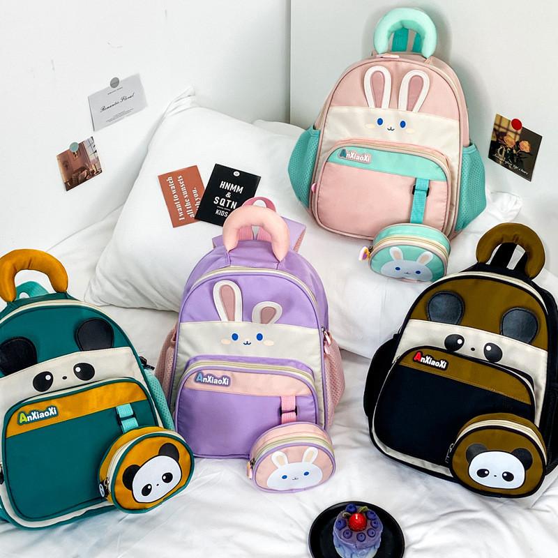 Stylish Colorful Kindergarten Backpack For Kids With Unique Design And Durable Nylon Material