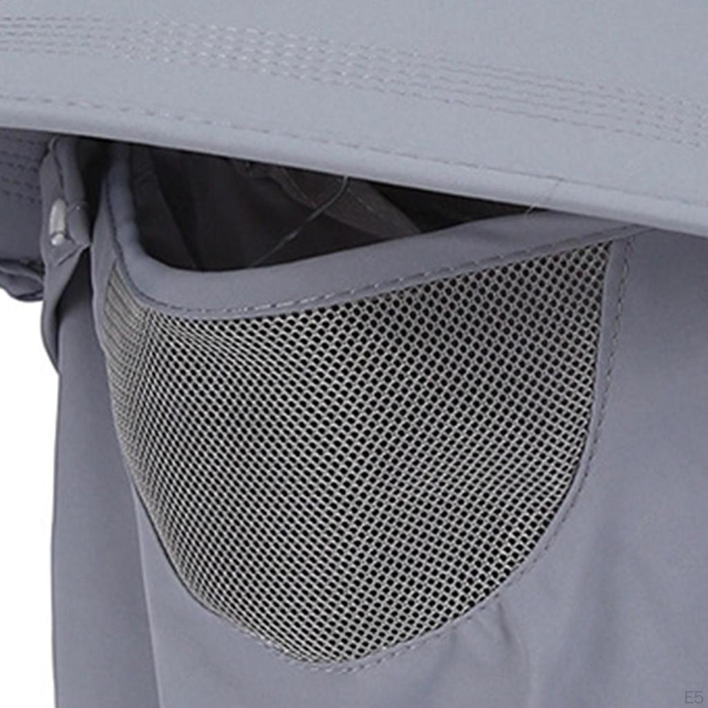Sun Hat with Face Covering Protection Fishing Bucket Men Women for Travel Outdoor Hiking