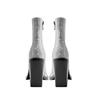 Fashion Kaky's New Pointed Rhinestone Thick High Heels Large Women's Boots Short Boots Western Boots