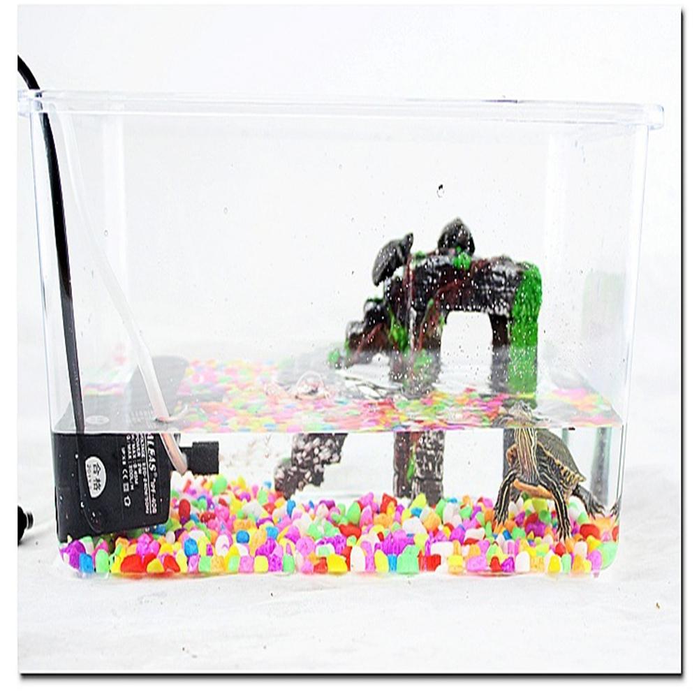 2W Mini Fish Tank Filter Pump Aquarium Sponge Filtering Accessories