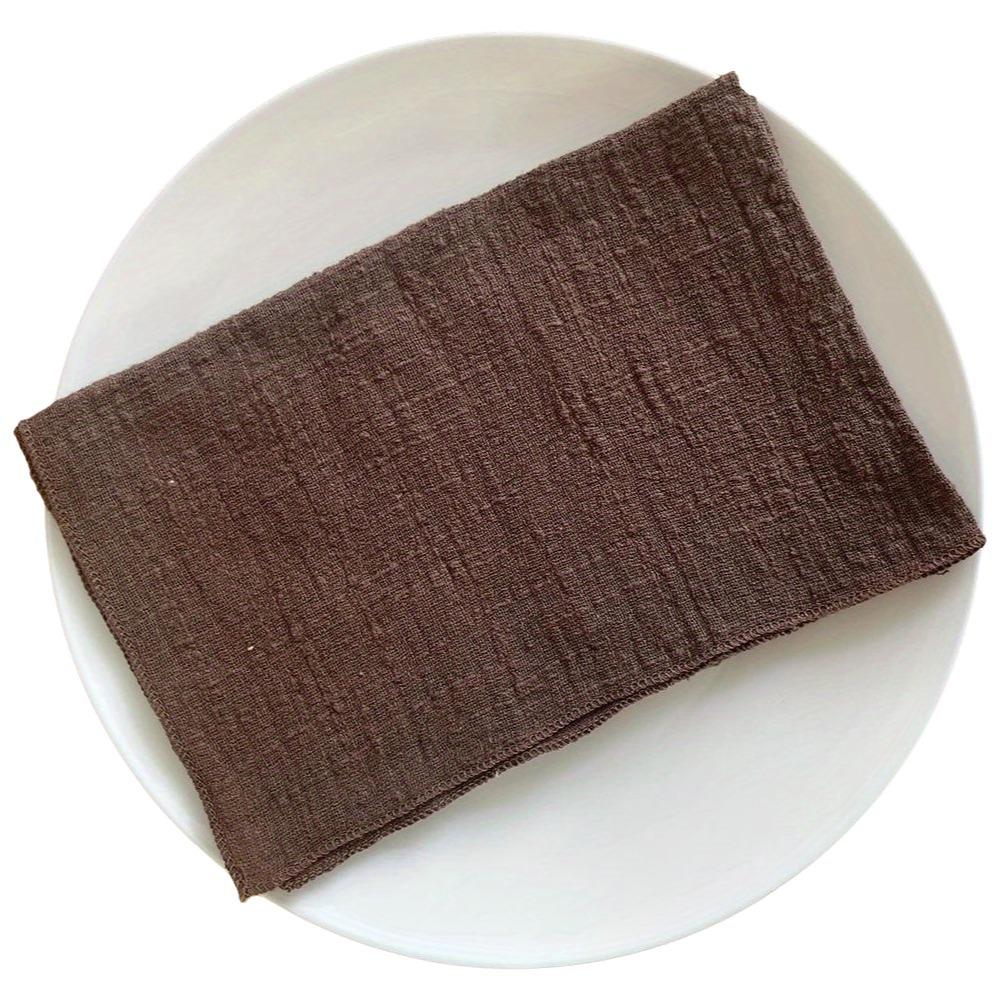 2PCS Soft Cotton Cloth Napkins 42x42cm Gauze Napkins Table Towels Bamboo Knot Napkins Restaurant