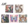 Stress Relief Art Activities Butterfly Faux Diamond Kit Flower Peacock Hummingbird Pearl Exquisite Birthday Gifts 3D Sparkling Bead Painting