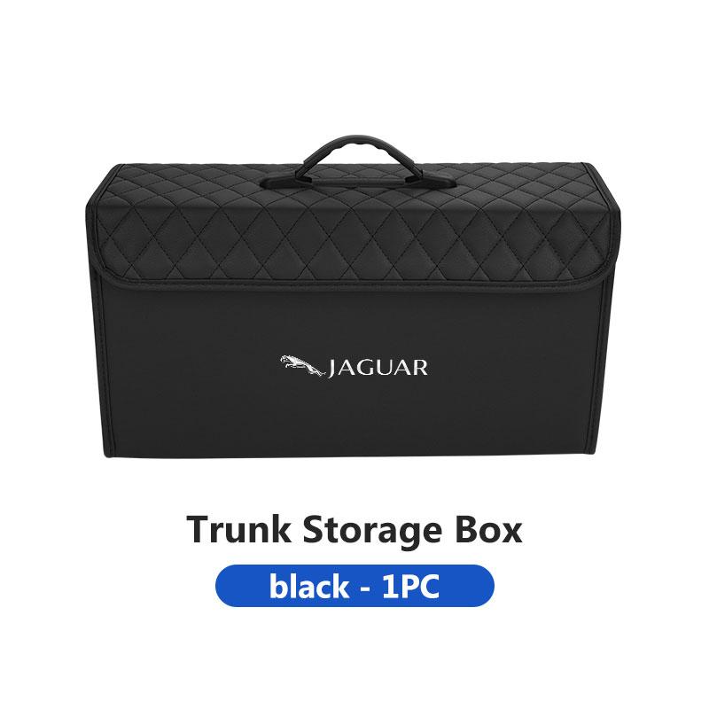 For Jaguar Car Interior Trunk Storage Box Leather Tools Storage Case Bag XF XJ XE XK S-Type F-Type X-Type F-Pace I-Pace E-Pace SS2