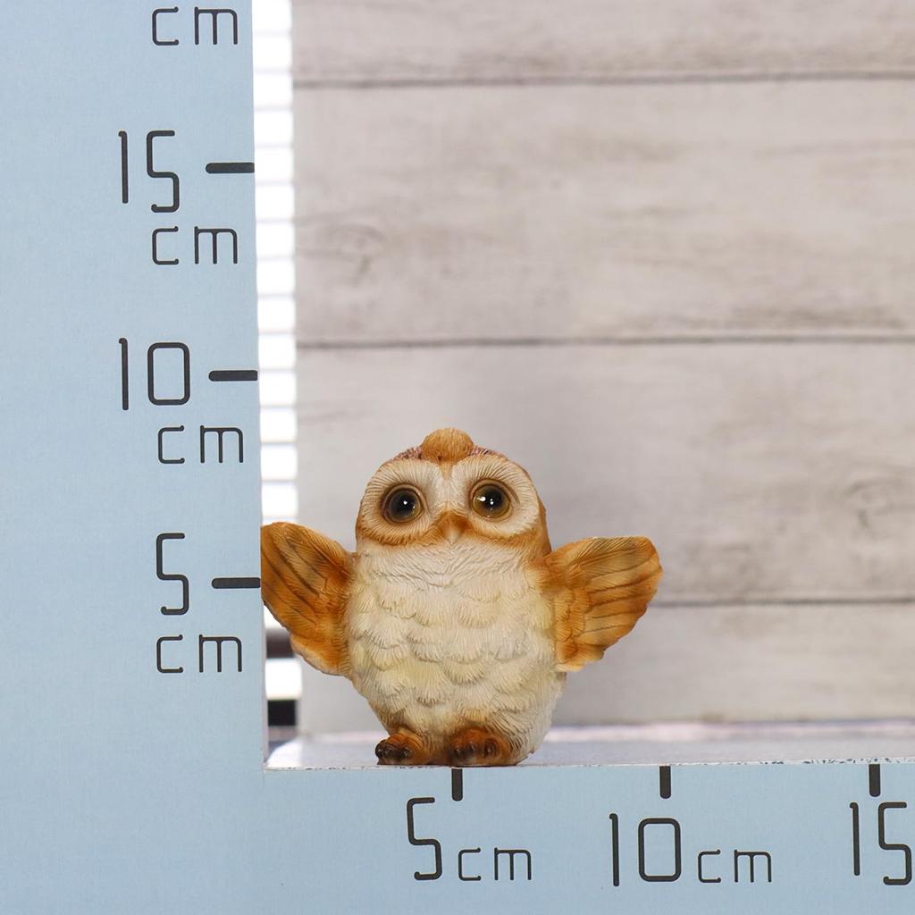Castle Enterprise S Small Brown Owl with Set of God of Learning In For Commercial Feathers, 8.5cm Long, 10. "No Hardship" - Europe. Use.