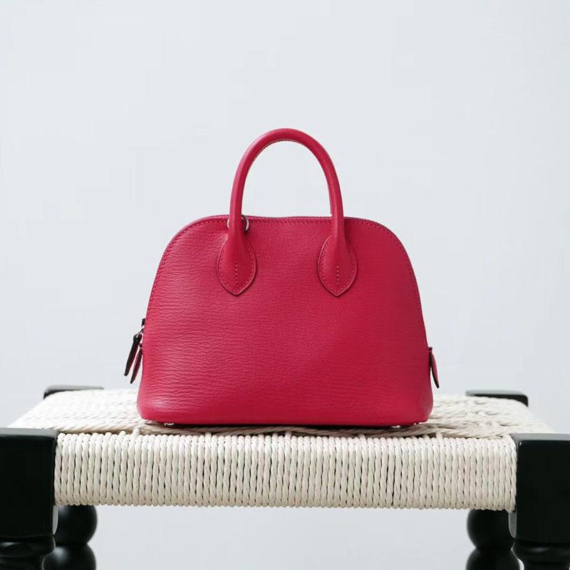 Gaoding Handmade Wax Thread Sheepskin Bowling Ball Mini 2025 New Eve Leather Shell Bag Shoulder Cross Shoulder