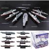 Engaging 4d Assembled Battleship Warship Model Craft For Young Military Enthusiasts