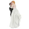 Bride and Groom Couple Kissing Wedding Ceremony Cake Decorative Resin Topper Engagement Anniversary Cakes Vivid Decoration