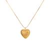 GEMCHIC Women's Elegant Gold Plated Stainless Steel Necklace with Heart and Sunflower Pendants, Layered Fashion Jewelry for Daily Wear and Parties
