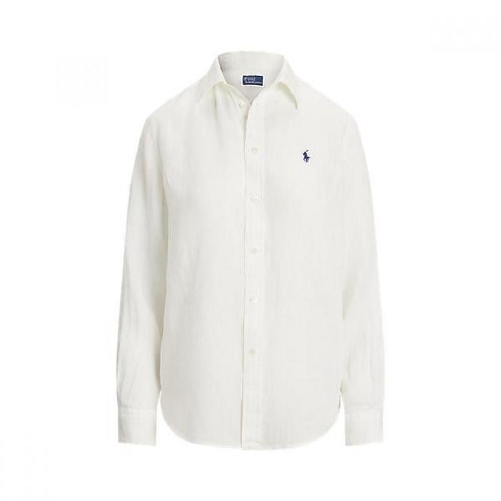 Polo Ralph Lauren Women S claSSic Fit Linen Shirt wmpoShtndo21183100 XS