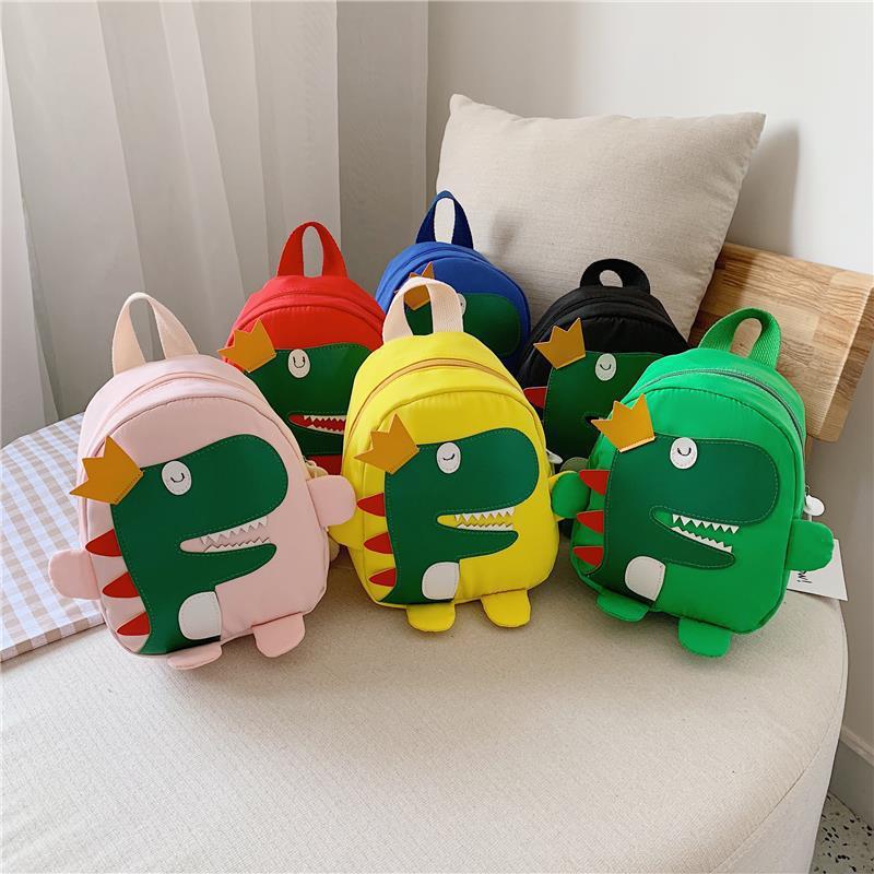 Cartoon Dinosaur Kids Backpack High Capacity Kindergarten Schoolbag Boys Girls School Bags Cute Animals Baby Children Backpacks