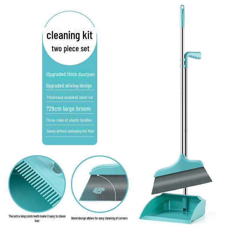 Combinație magică de mătură răzuitoare și făraș pentru curățenia casei