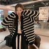Women's Knitted Sweater Cardigan New Mid Long V-neck Cardigan Sweater Autumn/winter