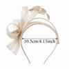 Haarschmuck Feder Netz Stirnband Einfarbige Vintage Elegante Fascinator Haarreif Kopfbedeckung Kreativ