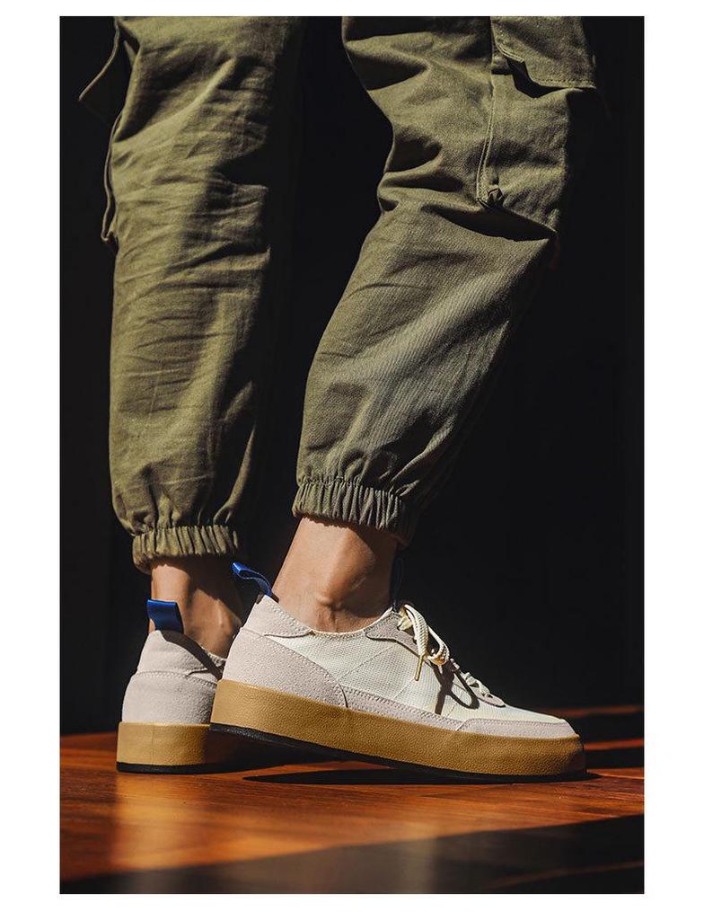 2025 Men's Ice Silk Breathable Mesh Canvas Sneakers - Trendy Student Style (Model X116)