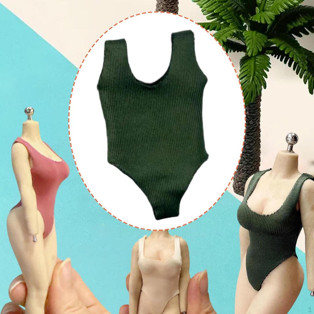 1/12 Action Figure Clothes Dressing up Solid for 6 inch Female Figures Casual Costume Accessories