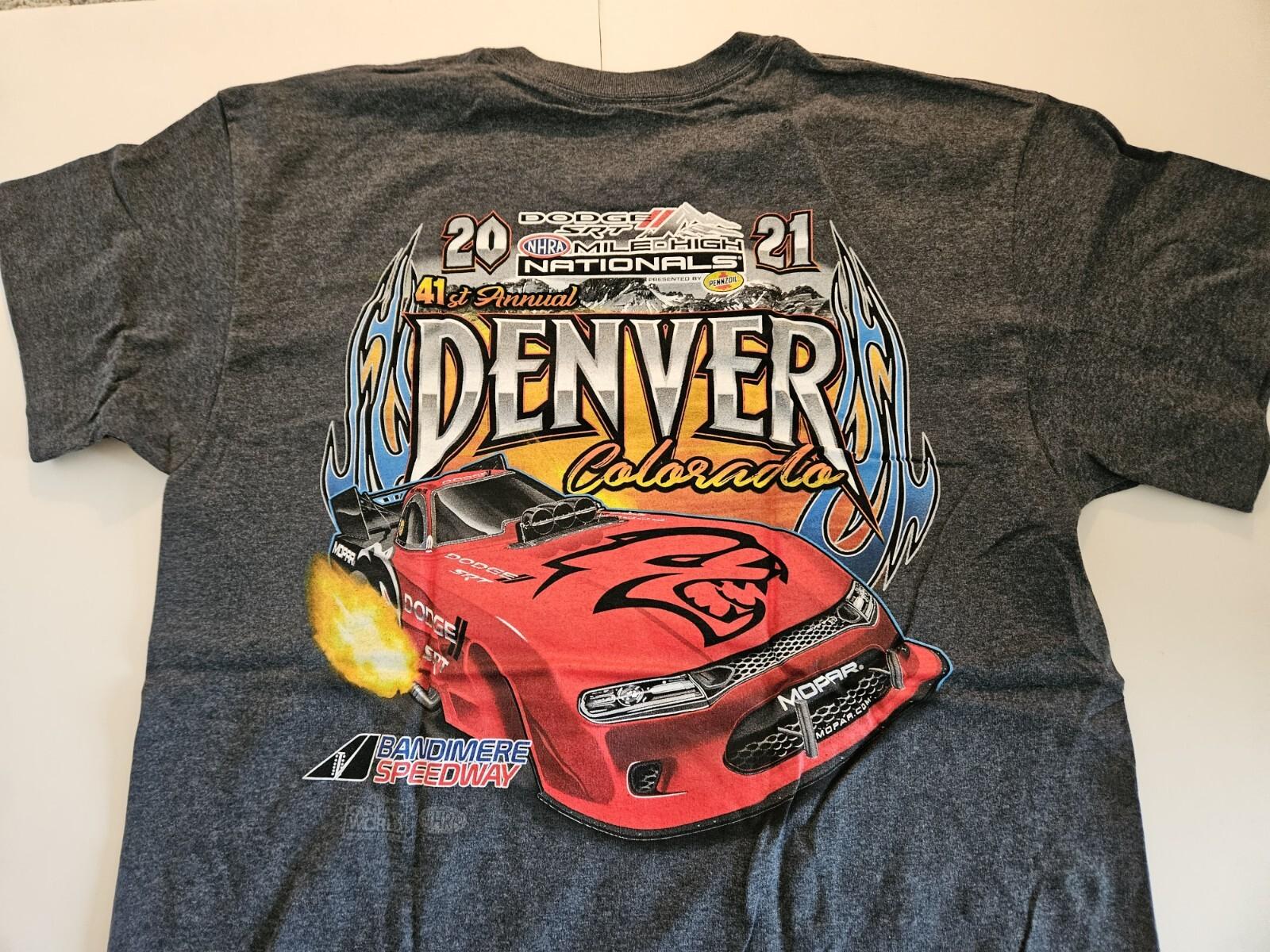 New NHRA 2021 SRT Mile High Nats Denver (116) T-shirt. XXXXL