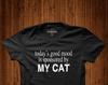 Today Good Mood Is Sponsored by My Cat t-Shirt, Gift for Cat Lovers, Cat Mom Shirt, Gift for Cat Owner