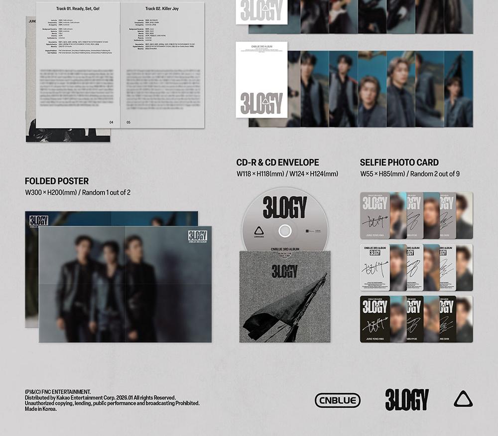 CNBLUE [3LOGY] 3rd Album (POSTCARD ver.)