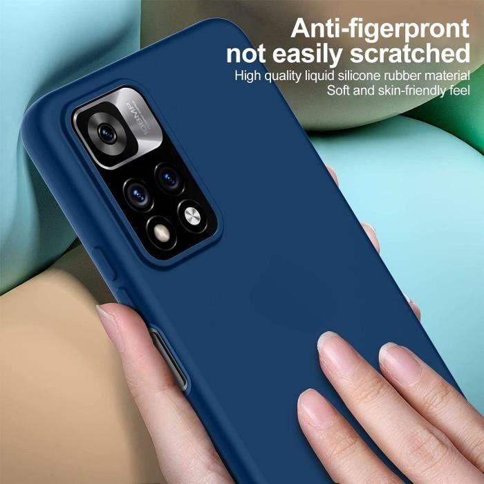 Coque - E.F.CONNECTION - pour Redmi Note 11 Pro - Souple - Ultra résistant - 2 protections d'écran en verre trempé