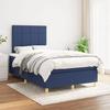 Maison Exclusive - Sommier à lattes de lit avec matelas Bleu 120x200 cm Tissu