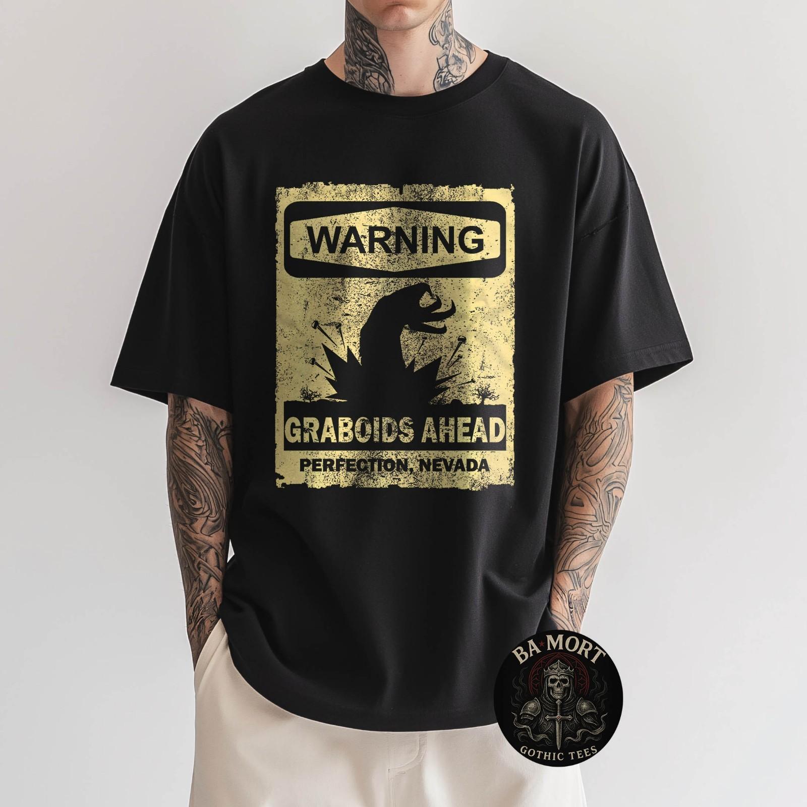 

Warning Graboids Ahead T-Shirt 5XL різнокольоровий