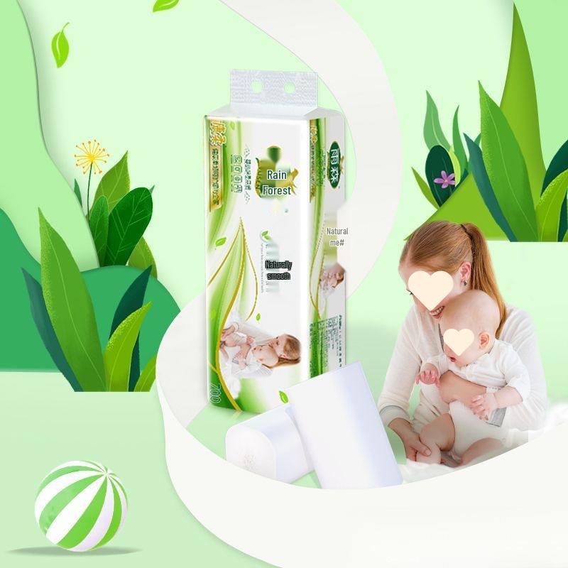 Amemori Baby & Mutter Sechs-lagiges Hygienepapier - Tragbare Toilettenpapierpackung