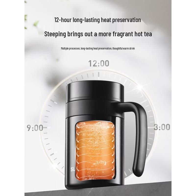 SUPOR 316L Stainless Steel Insulated Tea Mug