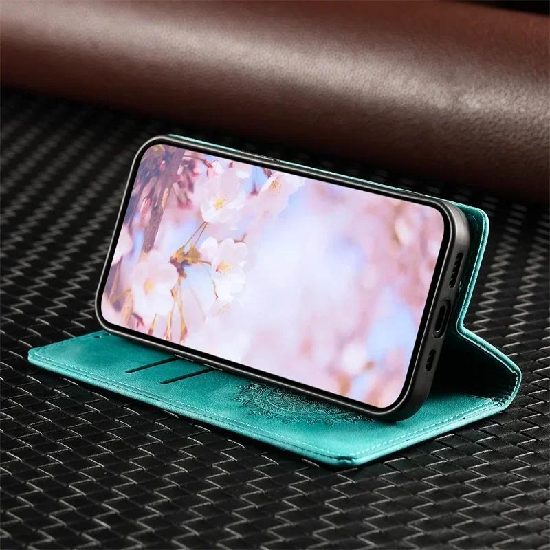 GT Neo5 Case For Realme GT Neo 5 Leather Flip Case For Realme GT Neo 3 GT3 C55 C35 V30 Magnetic Coque Card Cover Etui Phone Case