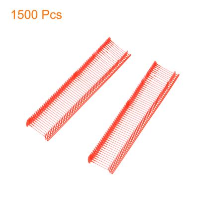 Red Standard Tagging Fasteners Plastic Regular Standard Price Tagging Barbs for Garment Price Tag Label Tagging Barbs